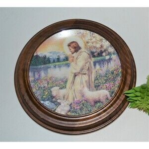 Vintage Garden of The Lord Wall Hanging Peaceful Lovely